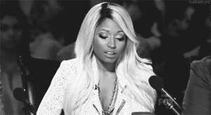 Nicki Minaj GIF. Artiesten Gifs Nicki minaj Haters gaan haten 