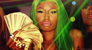 Nicki Minaj GIF. Muziek Artiesten Gifs Nicki minaj Super bass 