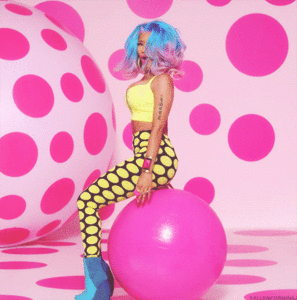 Nicki Minaj GIF. Artiesten Gifs Nicki minaj Het denken Kuiltjes 