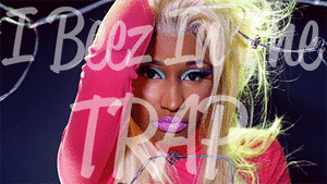 Nicki Minaj GIF. Artiesten Gifs Nicki minaj Verveeld Niet onder de indruk 