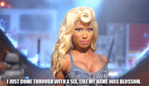 Nicki Minaj GIF. Muziek Beroemdheden Artiesten Gifs Nicki minaj Knal Knipperen Stupid hoe Roman reloaded 