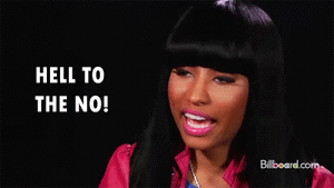 Nicki Minaj GIF. Muziek Beroemdheden Artiesten Gifs Nicki minaj Knal 