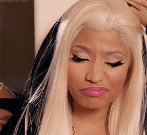 Nicki Minaj GIF. Muziek Artiesten Gifs Nicki minaj Knal Mode &amp;amp; beauty Starships 