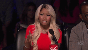Nicki Minaj GIF. Boos Artiesten Gifs Nicki minaj American idol 