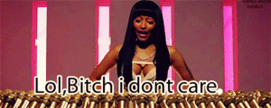 Nicki Minaj GIF. Artiesten Gifs Nicki minaj American idol Brandwond Zuigen 