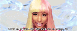 Nicki Minaj GIF. Muziek Beroemdheden Artiesten Gifs Nicki minaj Knal 