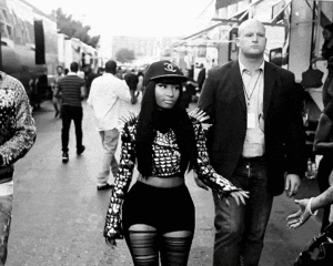 Nicki Minaj GIF. Artiesten Gifs Nicki minaj Zwart en wit 