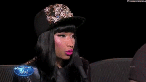 Nicki Minaj GIF. Televisie Artiesten Tv Gifs Nicki minaj Geschokt American idol Afgod Reality tv 