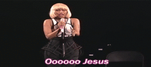 Nicki Minaj GIF. Artiesten Gifs Nicki minaj Geschokt 