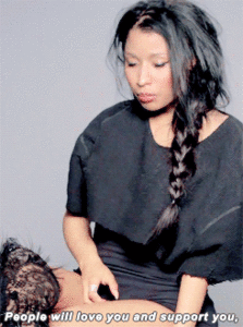 Nicki Minaj GIF. Artiesten Gifs Nicki minaj Brutaal Houding 