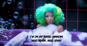Nicki Minaj GIF. Artiesten Gifs Nicki minaj Buit Nas Gelijk aan mijn zijde 