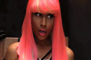 Nicki Minaj GIF. Artiesten Gifs Nicki minaj Onhandig 