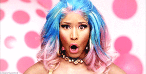 Nicki Minaj GIF. Artiesten Gifs Nicki minaj Geschokt Woah Muziekvideo De jongens 