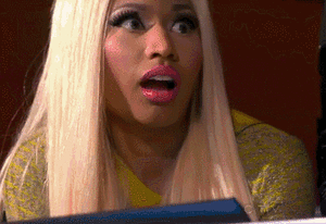 Nicki Minaj GIF. Televisie Artiesten Tv Gifs Nicki minaj Geschokt American idol Afgod Reality tv 