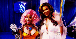 Nicki Minaj GIF. Artiesten Beyonce Hallo Gifs Nicki minaj Golvend He 