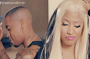 Nicki Minaj GIF. Artiesten Gifs Nicki minaj Nas Gelijk aan mijn zijde 