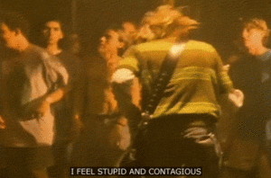 Baby GIF. Grappig Schattig Baby Sexy Gifs Nirvana  Grunge Kurt cobain Dave grohl Krist novoselic 