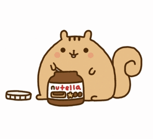 Nutella GIF. Eten en drinken Kawaii Eekhoorn Gifs Nutella 