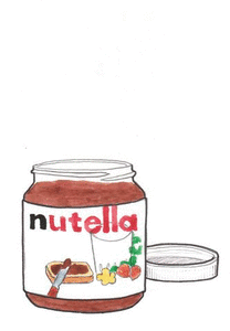 Nutella GIF. Kunst Eten en drinken Voedsel Gifs Nutella 