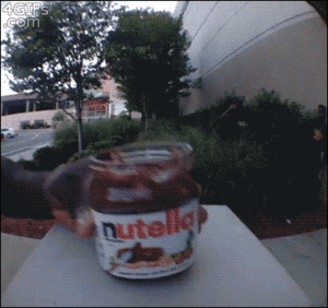 Nutella GIF. Eten en drinken Lol Gifs Nutella Val Haar een val 