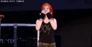 Paramore GIF. Artiesten Paramore Gifs Hayley williams 