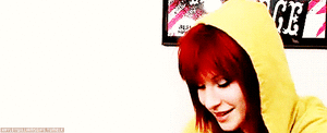 Paramore GIF. Artiesten Paramore Gifs Blond Hayley williams Roodharige 