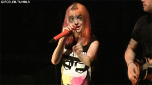 Paramore GIF. Artiesten Paramore Zanger Sexy Gifs Wenk Band Hayley williams 