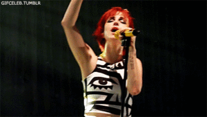 Paramore GIF. Artiesten Paramore Gifs Hayley williams 