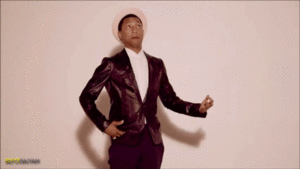 Robin Thicke GIF. Artiesten Gifs Pharrell williams Robin thicke Celebs Blurred lines Blvcksaiyan Mannetjes 