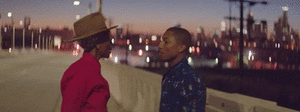 Pharrell Williams GIF. Artiesten Gifs Pharrell williams Pharrell Beat goes on 