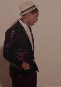 Pharrell Williams GIF. Artiesten Gifs Pharrell williams Pharrell Beat goes on 