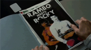 Rambo GIF. Bambi Films en series Rambo Gifs 1993 Schlockorama 