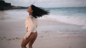 Rihanna GIF. Strand Artiesten Zomer Rihanna Gifs Plezier 
