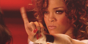 Rihanna GIF. Artiesten Rihanna Gifs Geen 