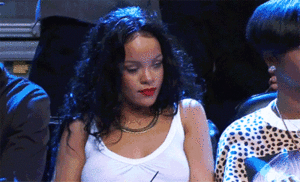 Rihanna GIF. Artiesten Rihanna Blij Gifs Glimlach 
