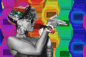 Rihanna GIF. Muziek Artiesten Rihanna Kleurrijk Gifs  Dans 