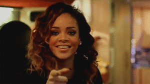 Rihanna GIF. Artiesten Ellen Rihanna Kus Gifs  