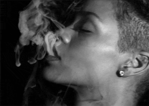 Rihanna GIF. Artiesten Rihanna Gifs  Houding Staren Woest 