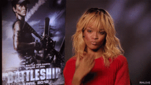 Rihanna GIF. Artiesten Schattig Rihanna Kus Gifs 