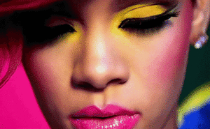 Rihanna GIF. Artiesten Rihanna Gifs Glimlach Grammys 