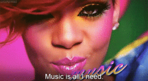 Rihanna GIF. Artiesten Rihanna Gifs  Umbrella 