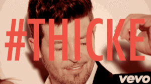 Robin Thicke GIF. Muziek Artiesten Gifs Robin thicke Vevo Music video Blurred lines 