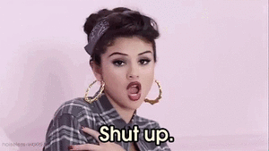 Selena Gomez GIF. Artiesten Selena gomez Shut up Gifs 