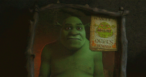Shrek GIF. Shrek Films en series Gifs Fabelachtig Hair flip Droomprins 