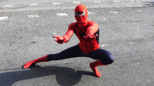 Spiderman GIF. Spiderman Films en series Gifs Toilet Familie Ozini 