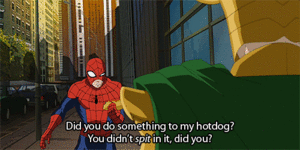 Spiderman GIF. Spiderman Films en series Gifs Wonder Nieuwsgierig Achterdochtig Cartoons en comics 