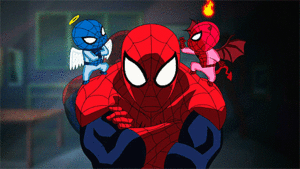 Spiderman GIF. Grappig Spiderman Films en series Gifs Afbeelding Avonturen Mooie kont 