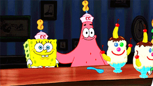 Spongebob GIF. Spongebob Films en series Potlood Patrick Gifs Grappenmaker Wtf The dark knight Goocheltruc 