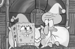 Spongebob GIF. Spongebob Films en series Avontuur Vrijdag de 13e Wow Gifs Leven Ongelukkig Skydiven Sensatie 