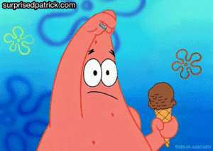 Spongebob GIF. Spongebob Films en series Gifs Surised patrick 